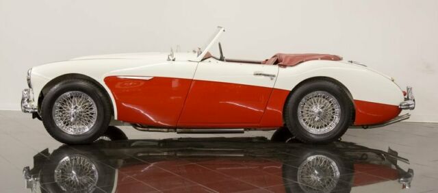 1957 Red Austin Healey 1006 Convertible