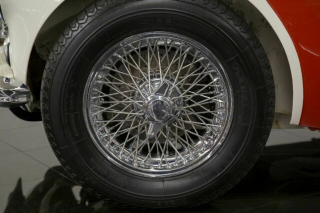 1957 Red Austin Healey 100/6 BN4 Roadster --