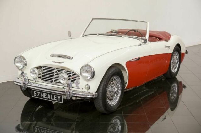 1957 Red Austin Healey 100/6 BN4 Roadster --