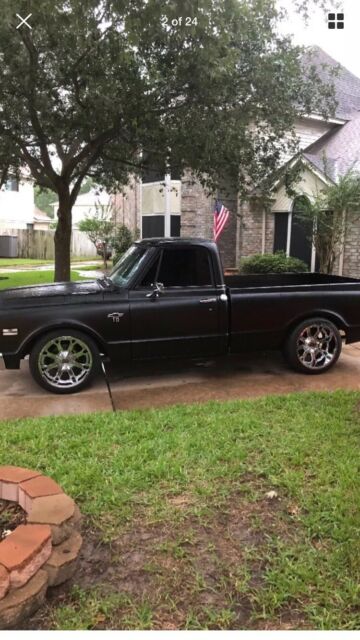 1972 Black Chevrolet C-10