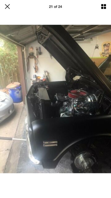 1972 Black Chevrolet C-10