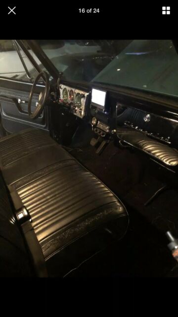 1972 Black Chevrolet C-10