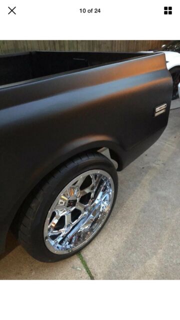 1972 Black Chevrolet C-10