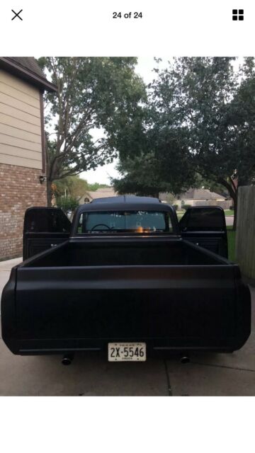 1972 Black Chevrolet C-10