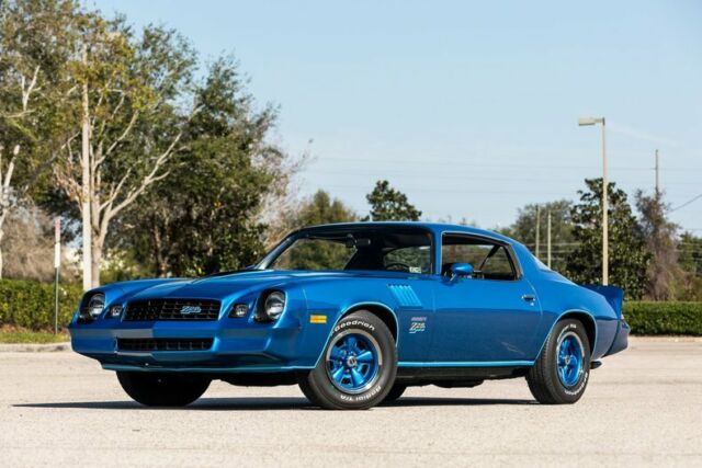 1978 Blue Chevrolet Camaro Coupe