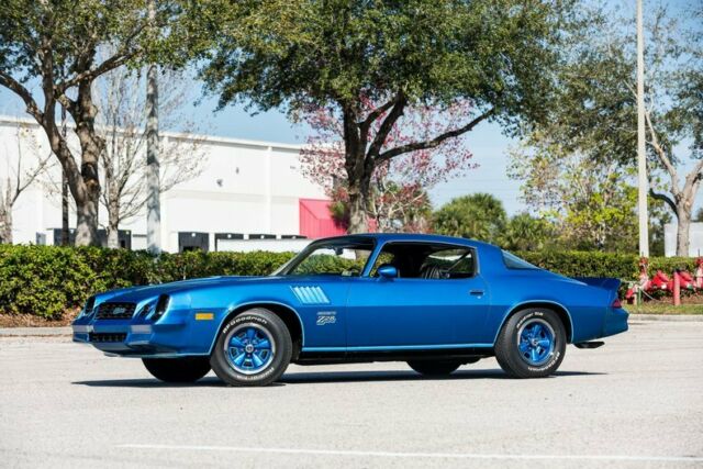 1978 Blue Chevrolet Camaro Coupe