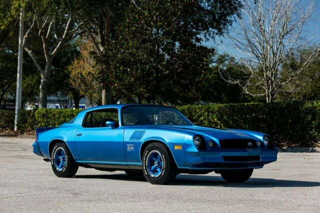 1978 Blue Chevrolet Camaro Coupe