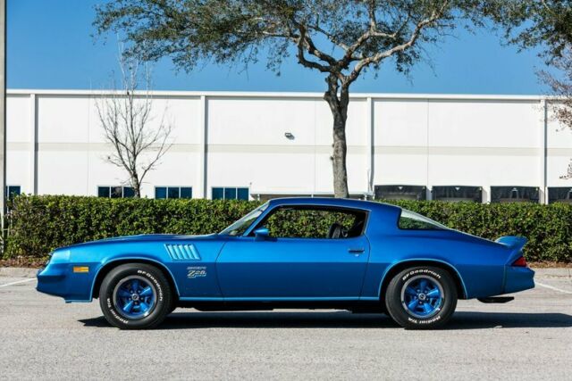 1978 Blue Chevrolet Camaro Coupe