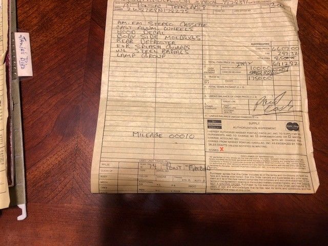 1978 Solar Gold Pontiac Trans Am Coupe