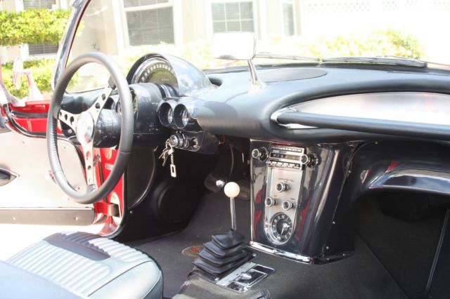 1958 Signet Red Chevrolet Corvette Convertible