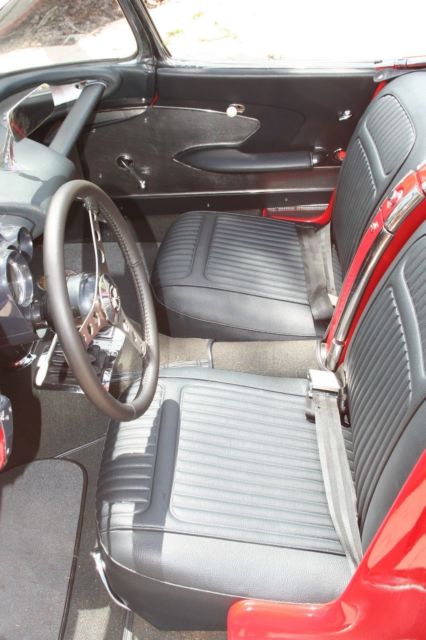 1958 Signet Red Chevrolet Corvette Convertible