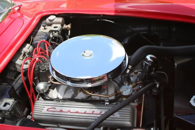 1958 Signet Red Chevrolet Corvette Convertible