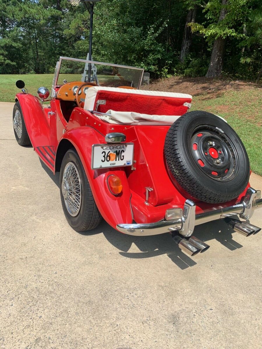 1936 Red MG Other Convertible