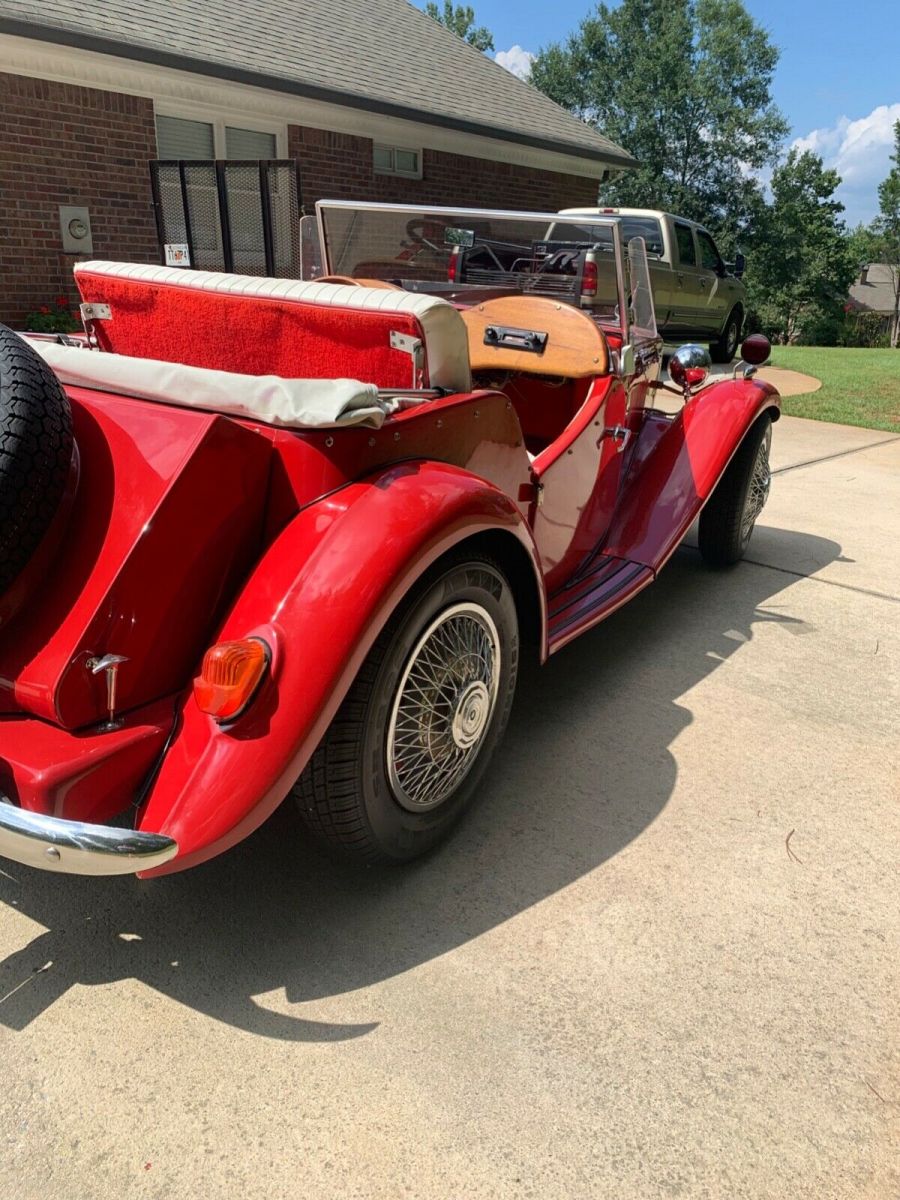 1936 Red MG Other Convertible