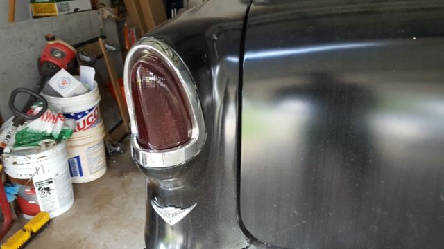 1955 Black Chevrolet Bel Air/150/210 Sedan