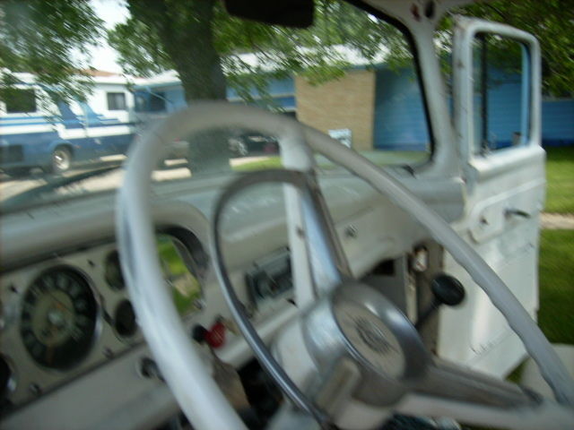 1959 blue Ford F-100 2 door