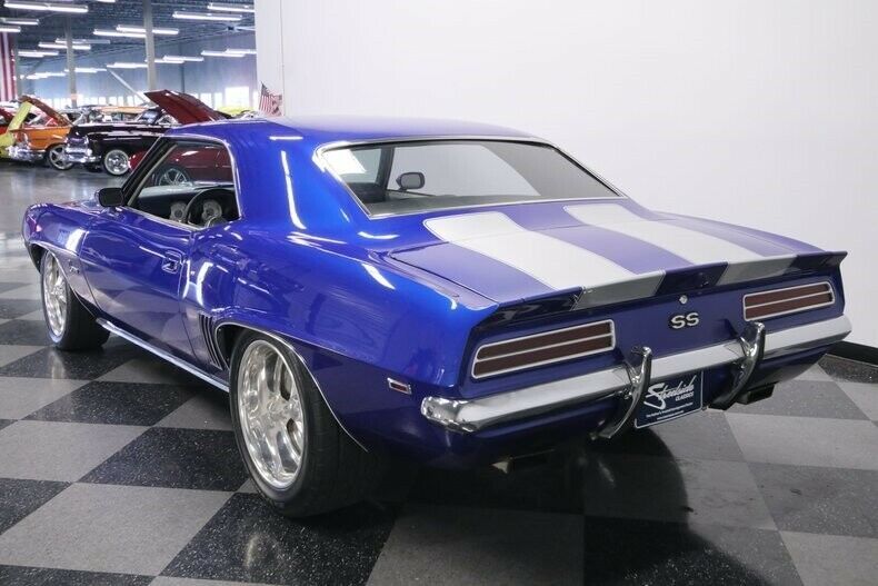1969 Blue Chevrolet Camaro Coupe