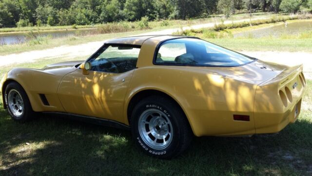 1981 Yellow Chevrolet Corvette