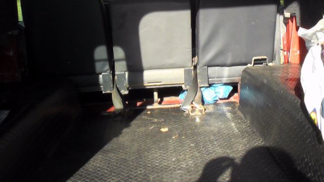 1990 Red Land Rover Defender Crew Cab Pickup