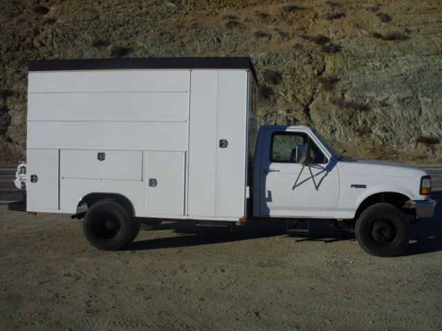 1993 White Ford F-450 Cab & Chassis