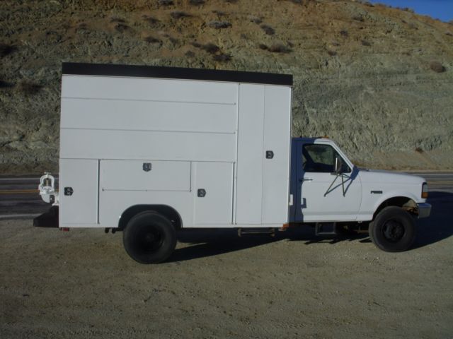 1993 White Ford F-450 Cab & Chassis
