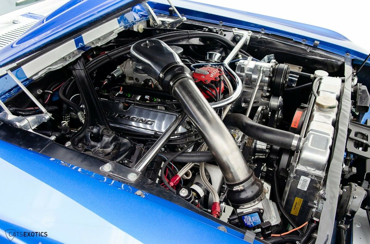 1968 Blue Ford Mustang Convertible