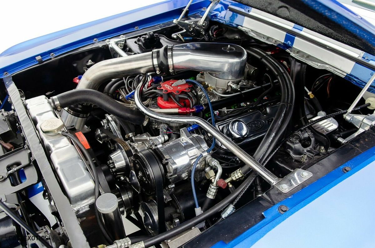 1968 Blue Ford Mustang Convertible