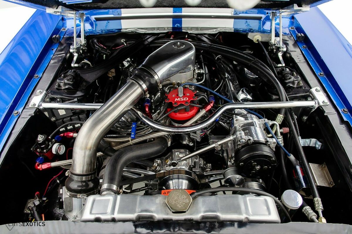 1968 Blue Ford Mustang Convertible