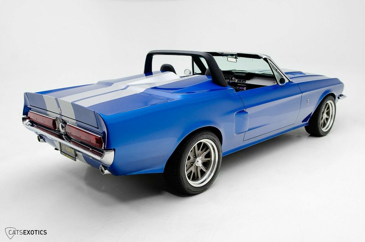 1968 Blue Ford Mustang Convertible