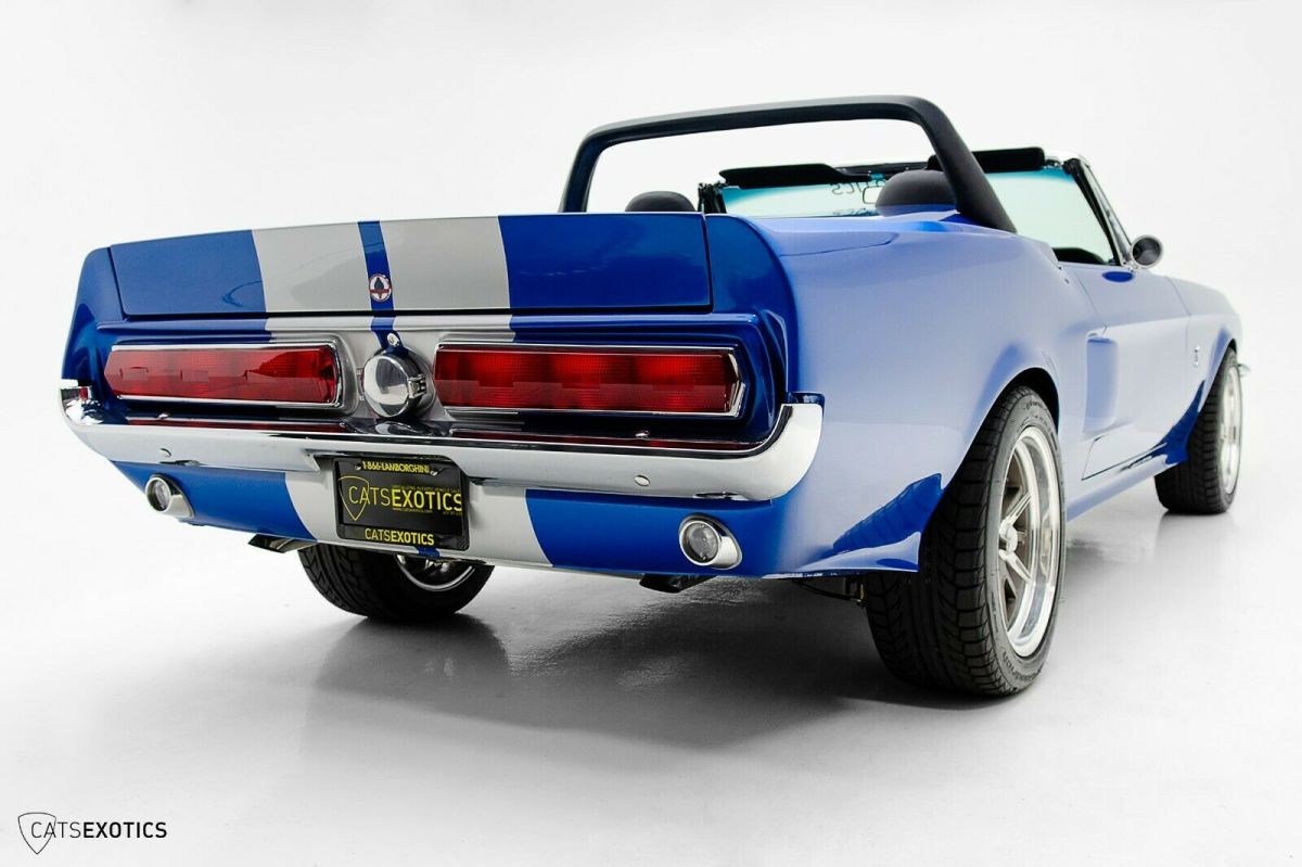 1968 Blue Ford Mustang Convertible