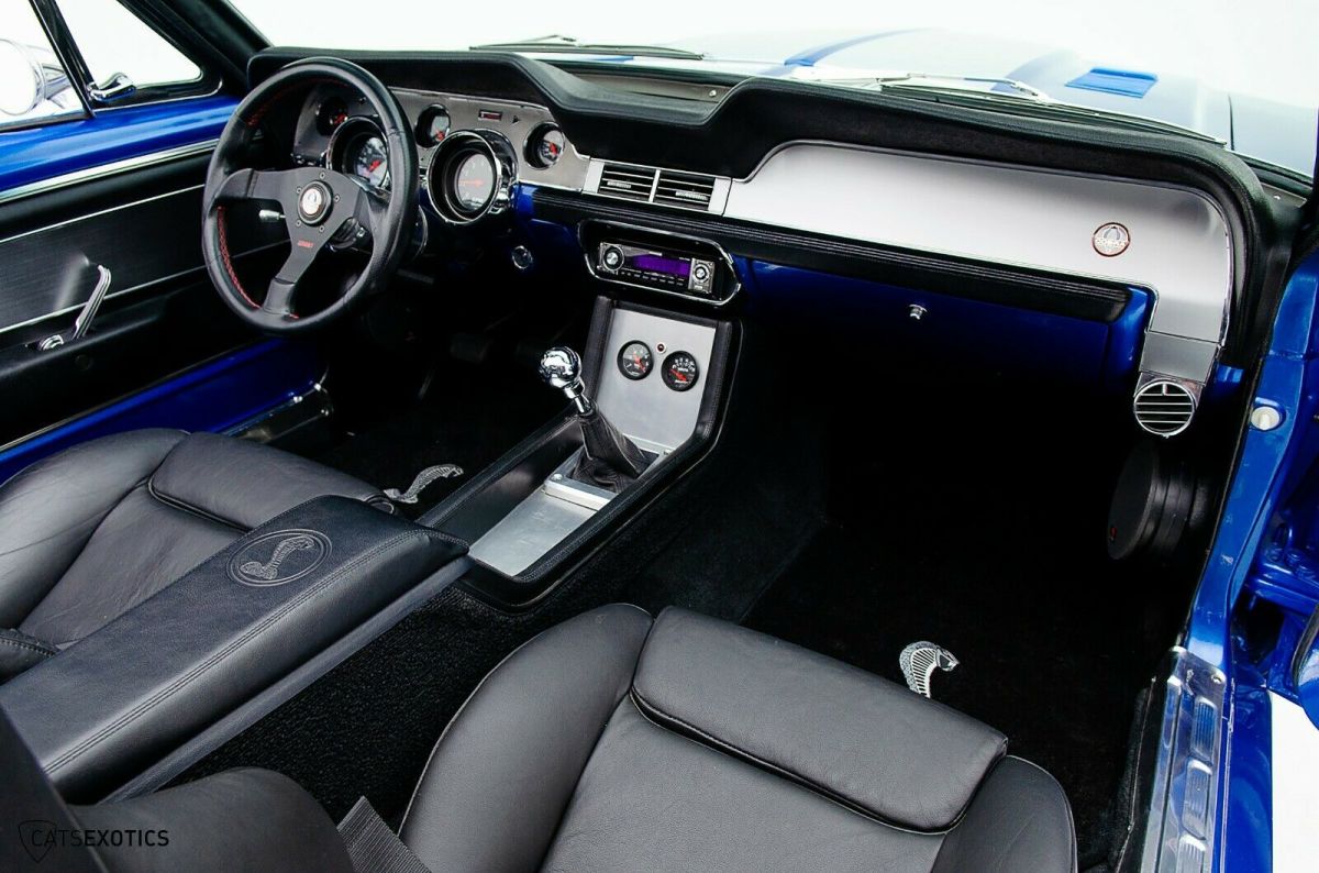 1968 Blue Ford Mustang Convertible