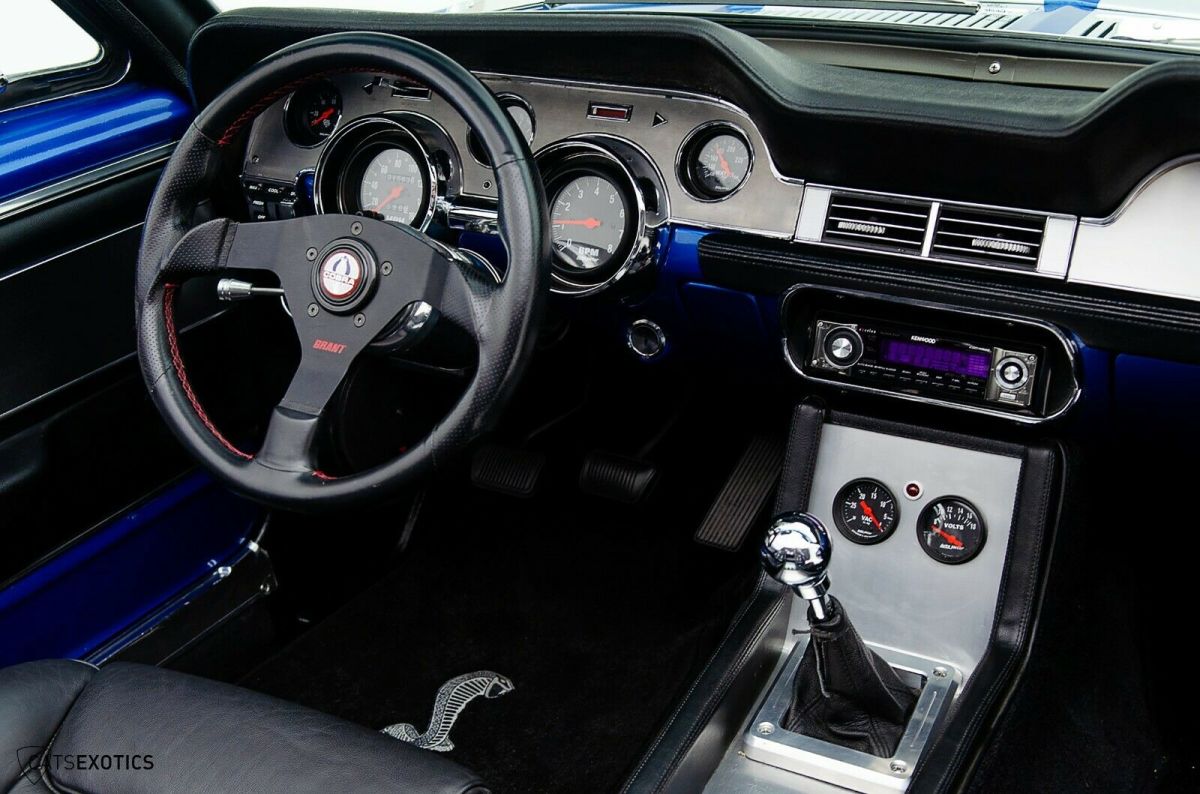 1968 Blue Ford Mustang Convertible