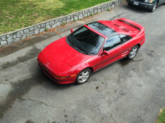 1991 Red Toyota MR2