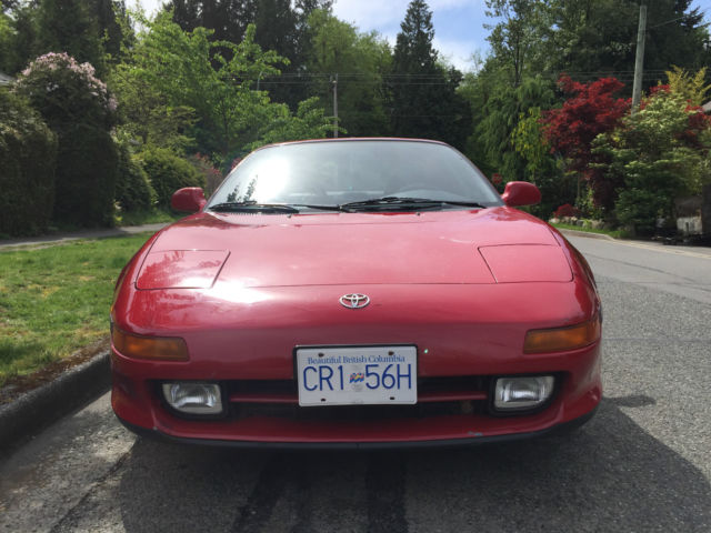1991 Red Toyota MR2