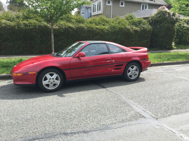 1991 Red Toyota MR2