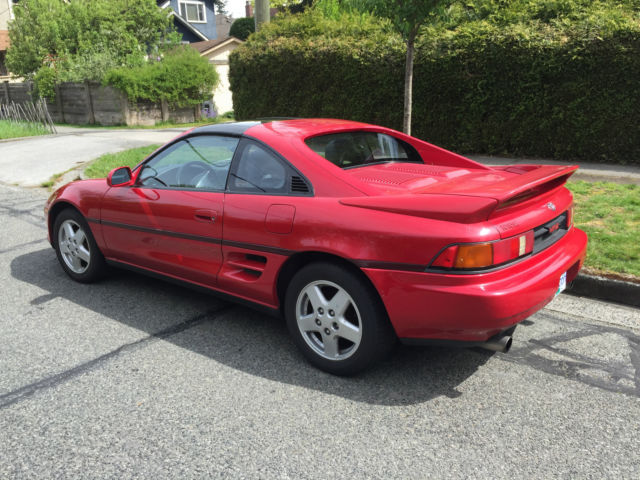 1991 Red Toyota MR2