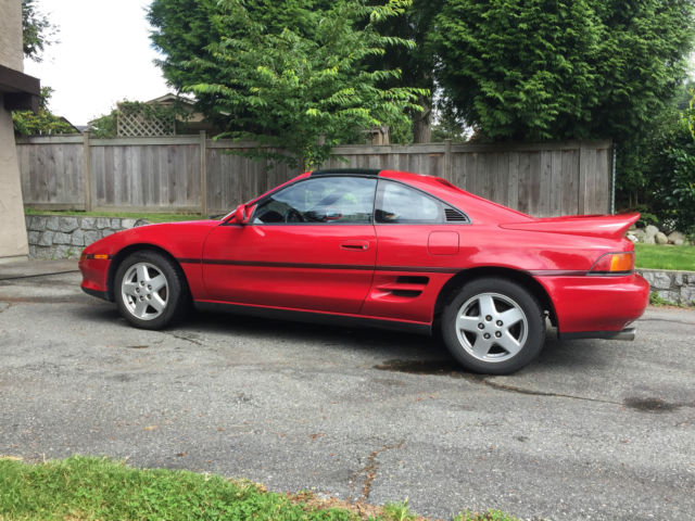 1991 Red Toyota MR2
