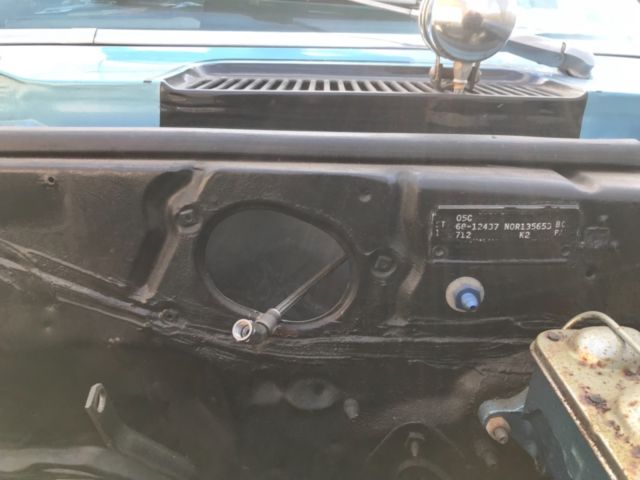 1968 Blue Chevrolet Camaro