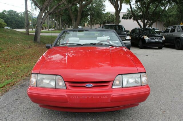 1992 Red Ford Mustang 2d Convertible