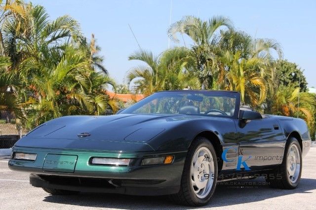 1993 Green Chevrolet Corvette Convertible