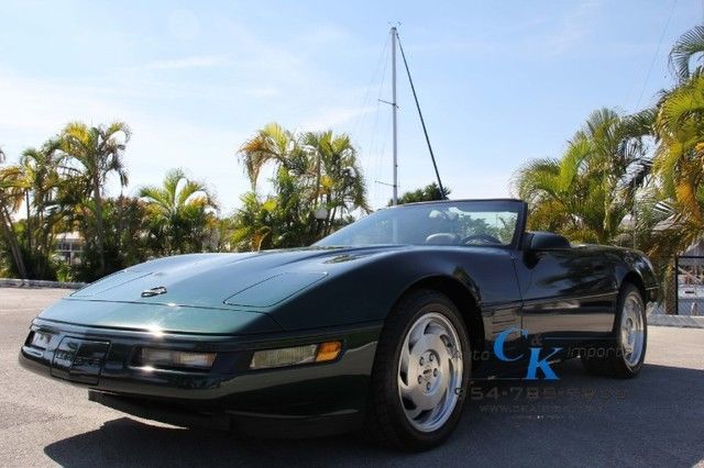 1993 Green Chevrolet Corvette Convertible