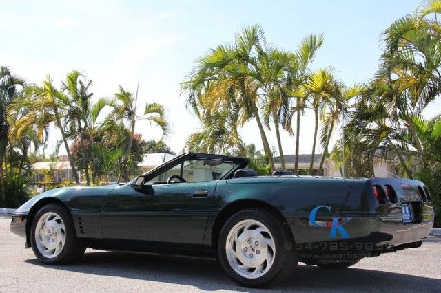 1993 Green Chevrolet Corvette Convertible