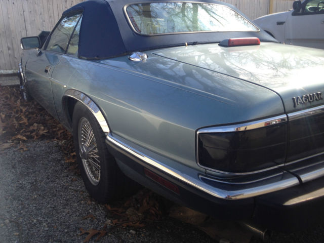 1992 Silver Blue Jaguar XJS Convertible