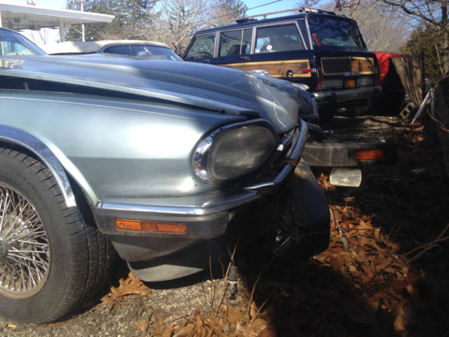 1992 Silver Blue Jaguar XJS Convertible