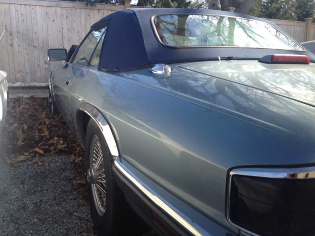 1992 Silver Blue Jaguar XJS Convertible