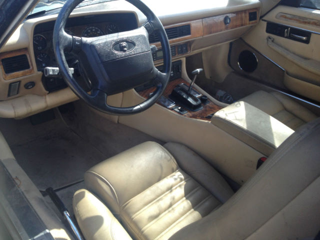 1992 Silver Blue Jaguar XJS Convertible