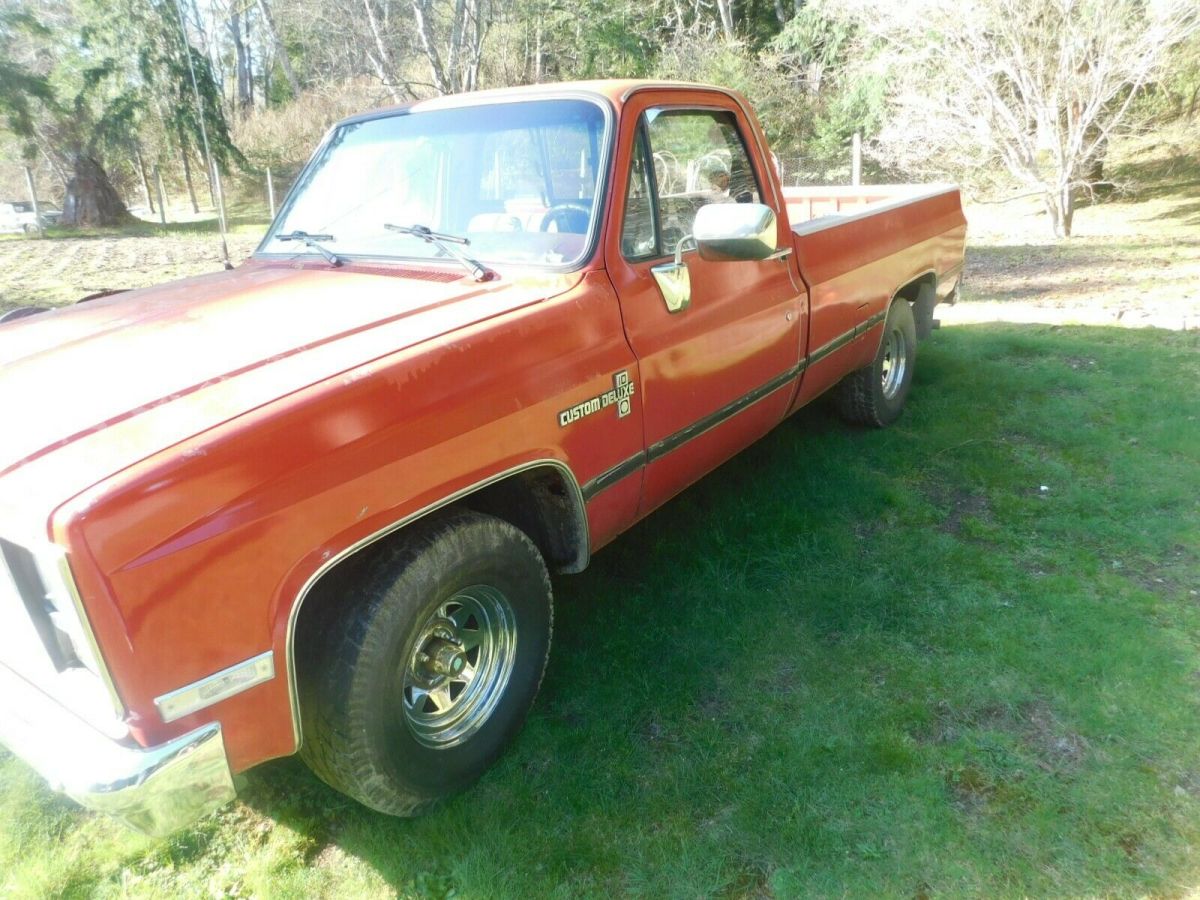 1985 Red Chevrolet C-10 Standard Cab Pickup