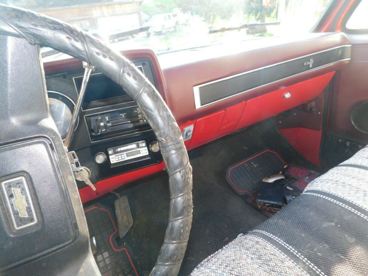 1985 Red Chevrolet C-10 Standard Cab Pickup