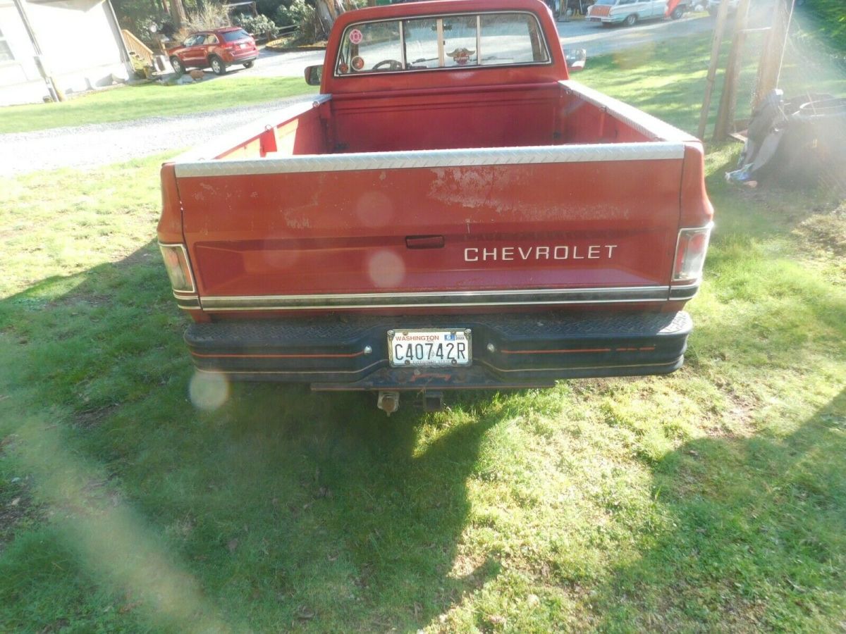 1985 Red Chevrolet C-10 Standard Cab Pickup