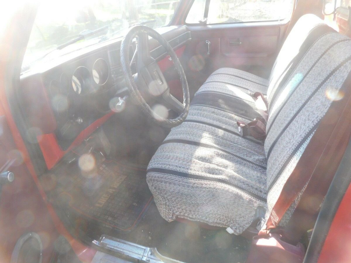 1985 Red Chevrolet C-10 Standard Cab Pickup